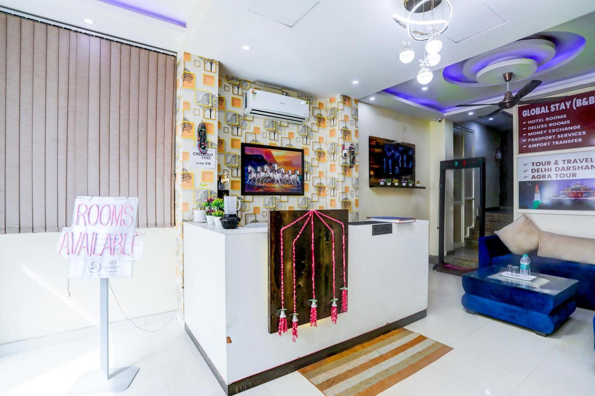 Global Stay Near Delhi Airport نيودلهي المظهر الخارجي الصورة