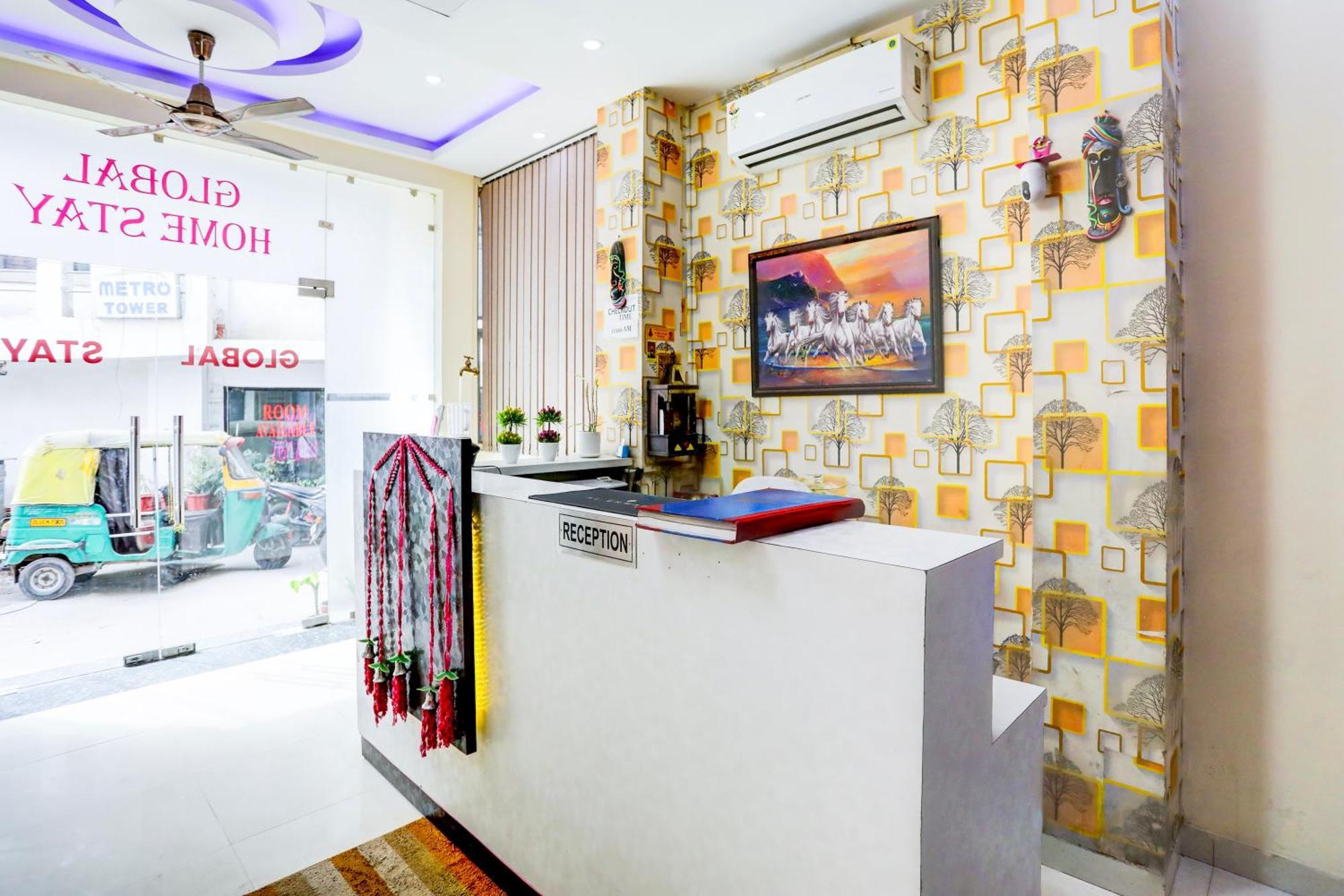Global Stay Near Delhi Airport نيودلهي المظهر الخارجي الصورة