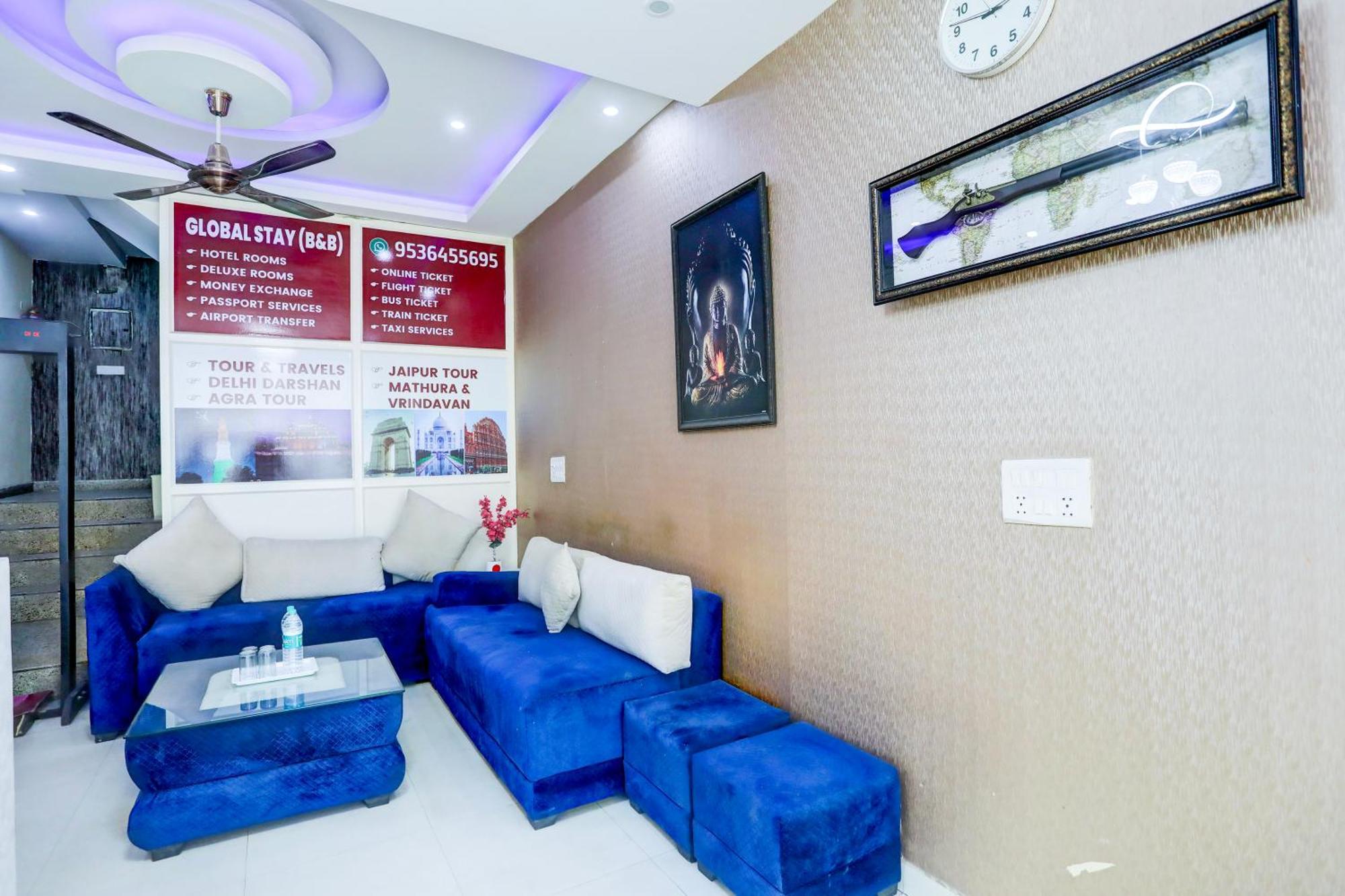 Global Stay Near Delhi Airport نيودلهي المظهر الخارجي الصورة